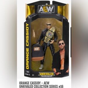 ORANGE‎ CASSIDY AEW UNRIVALED COLLECTION SERIES #16 ACTION FIGURE NEW IN BOX